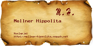 Mellner Hippolita névjegykártya